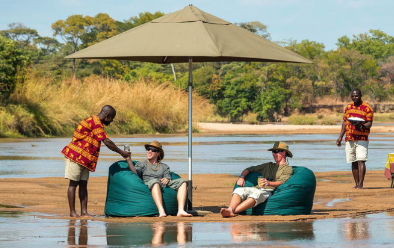 Lake Victoria beach in Entebbe